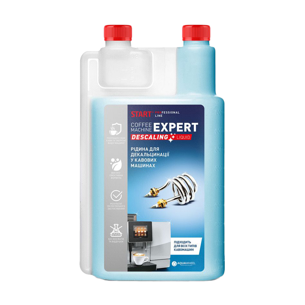 Засіб для очищення кавових машин START. Coffe Machine Expert Descalig Liquid, 1 л